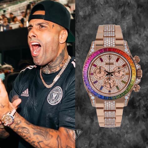 rolex nicky jam|Nicky Jam rose gold daytona.